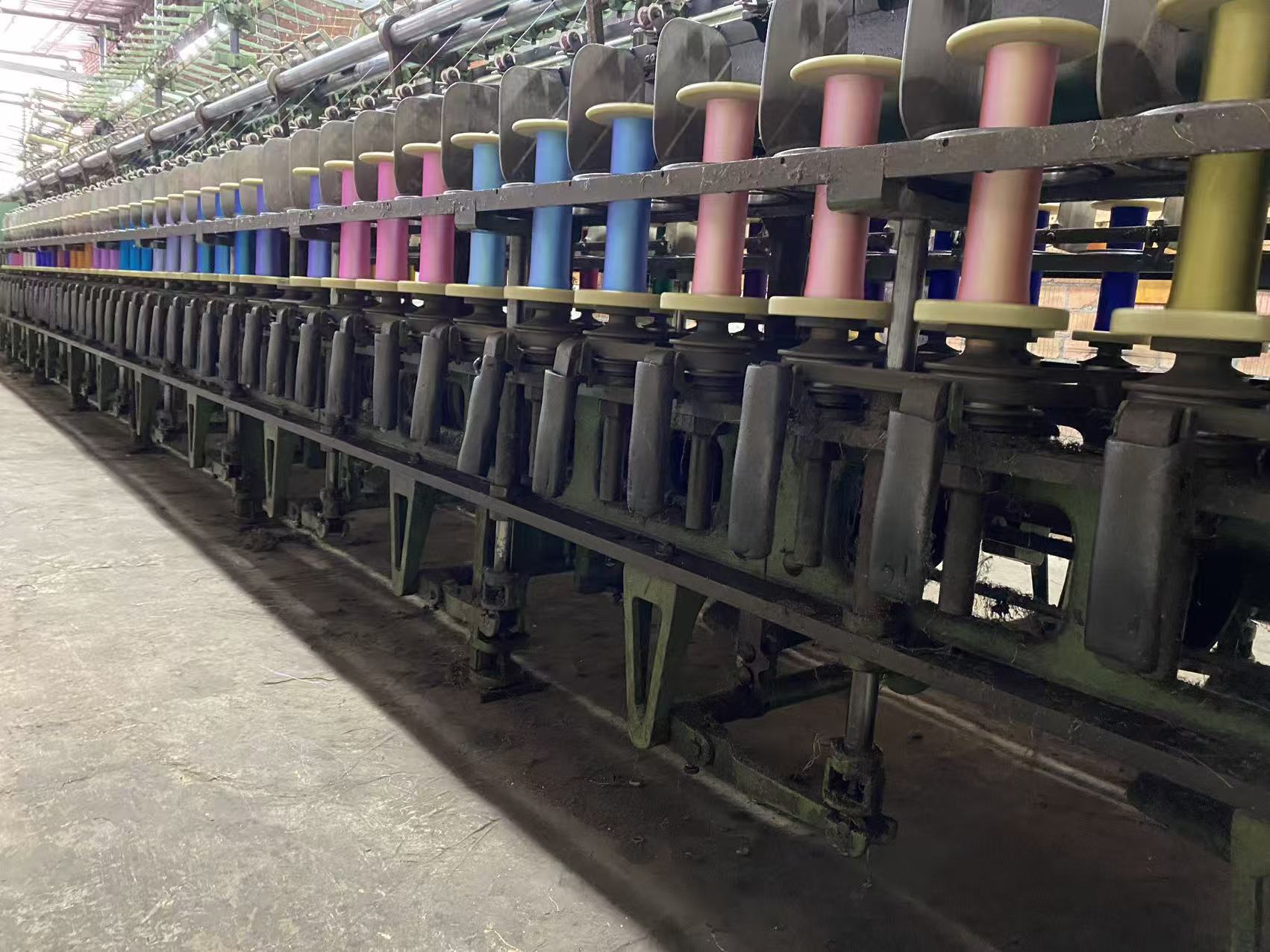 Metallic yarn production line