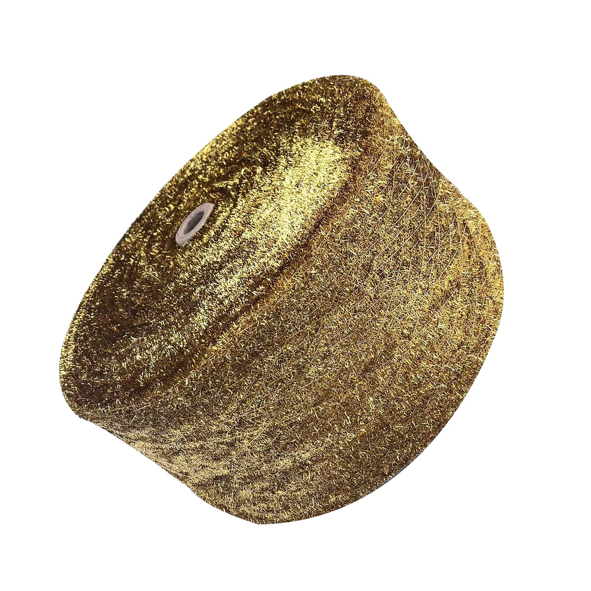 Gold fancy decorative yarn