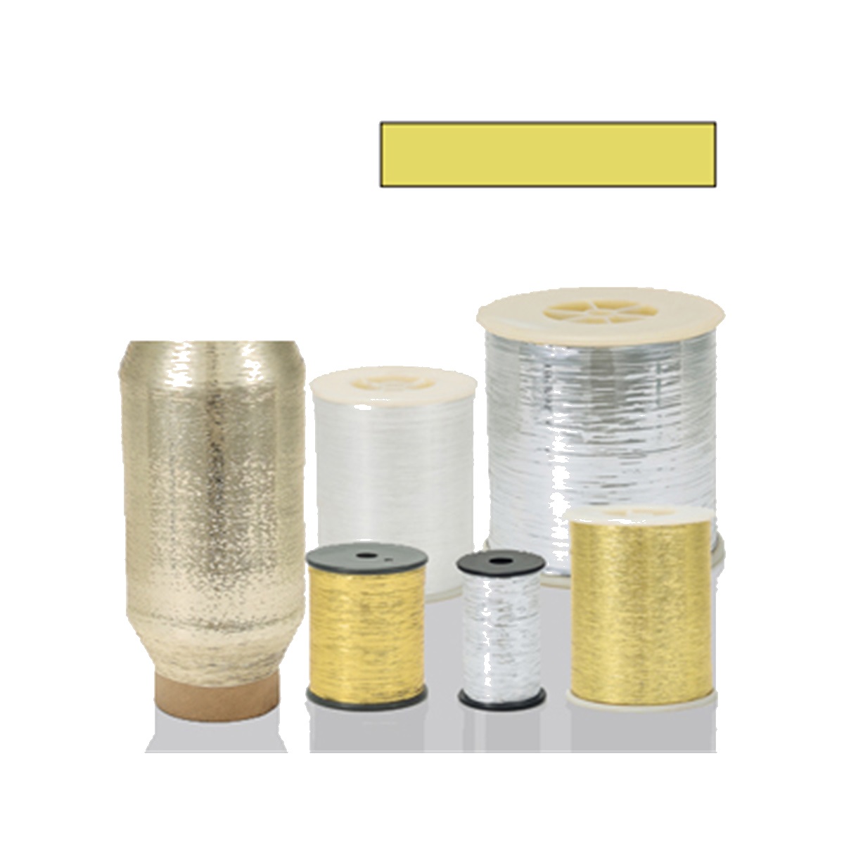 Flat metallic yarn group for Libya