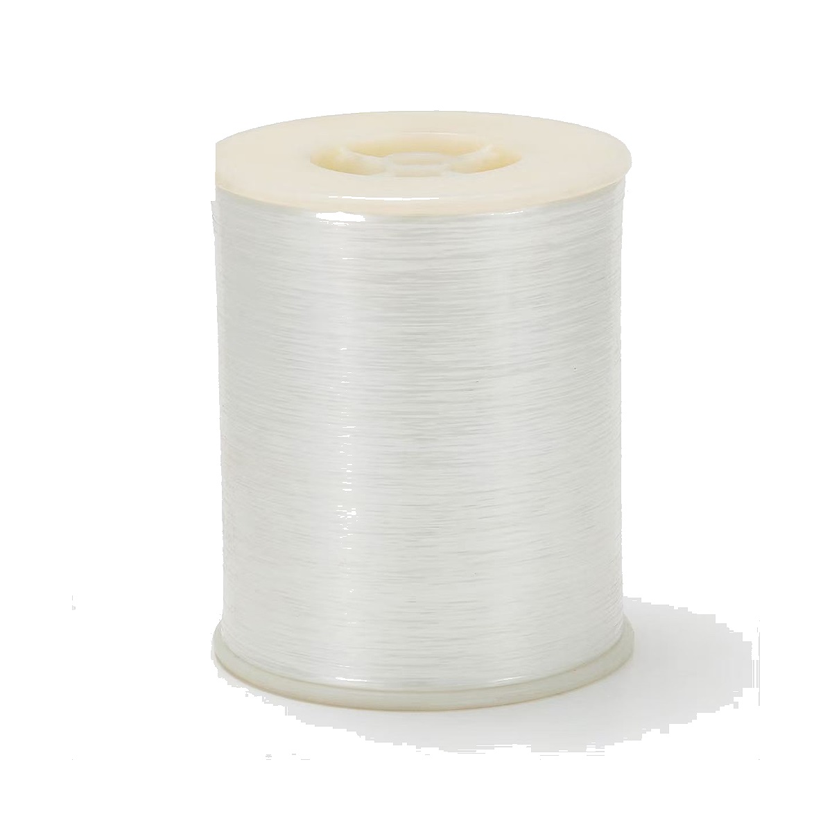 White metallic yarn